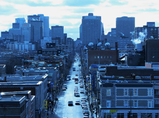 Montreal - view from a bridge