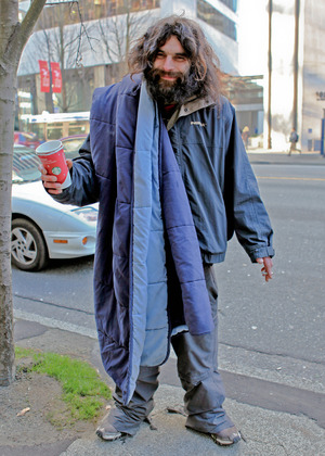 Winter fashion for the homeless